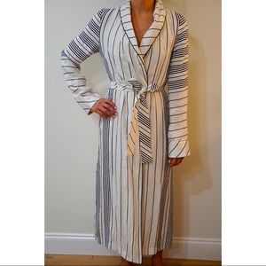 Jonathan Simkhai striped wrap dress